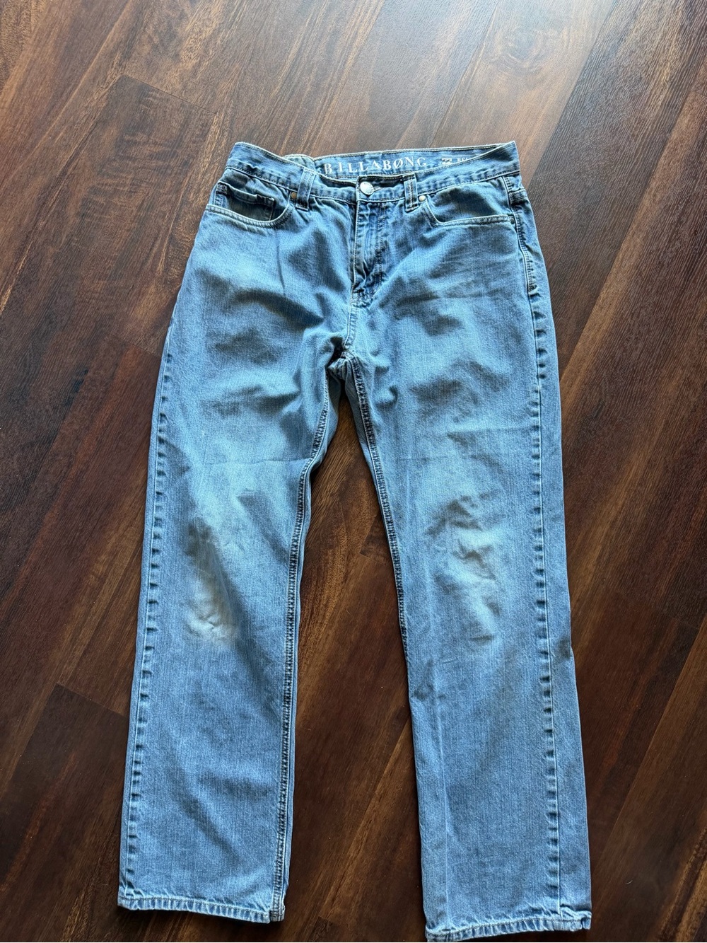 Billabong Men's Light Blue Straight Jeans